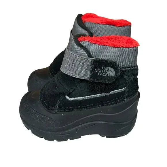 North Face Alpenglow II Waterproof Insulated Winter Snow Boots Toddler 5 Black - Picture 4 of 9